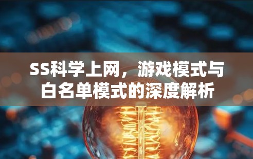SS科学上网，游戏模式与白名单模式的深度解析